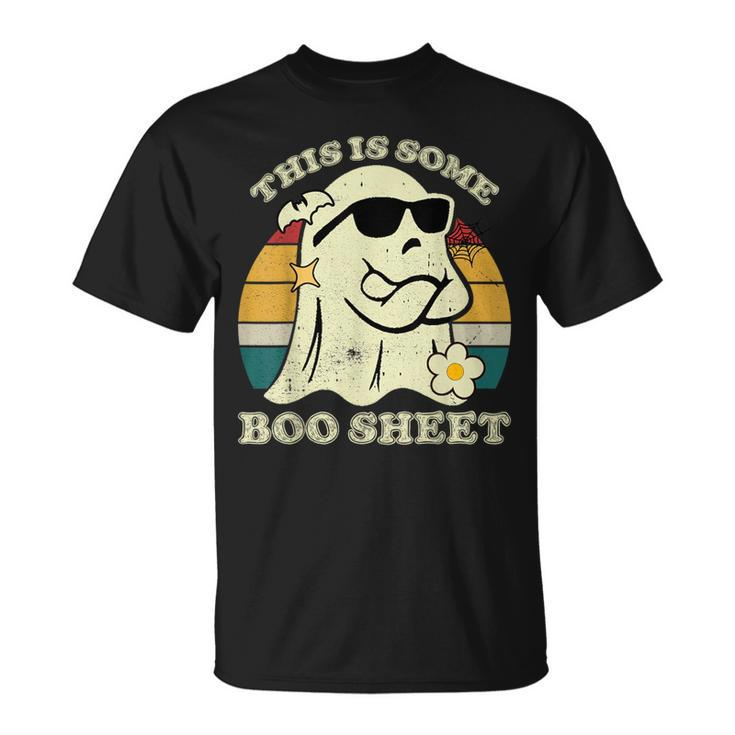 This Is Some Boo Sheet Halloween Boo Ghost Costume T-Shirt