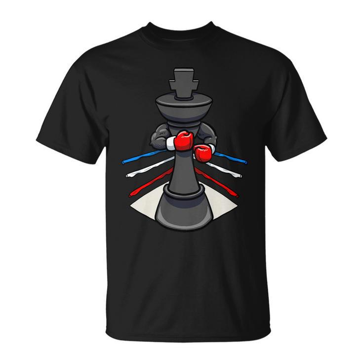 Funny Boxing Chess Piece Boxer Boxing Gloves King Unisex T-Shirt