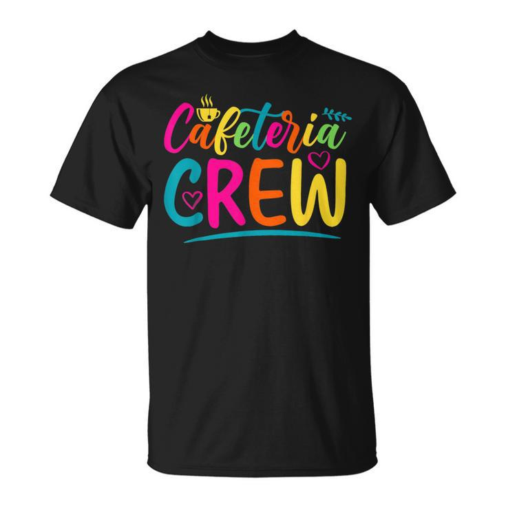 Cafeteria Crew School Lunch Lady Squad Food Service T-Shirt