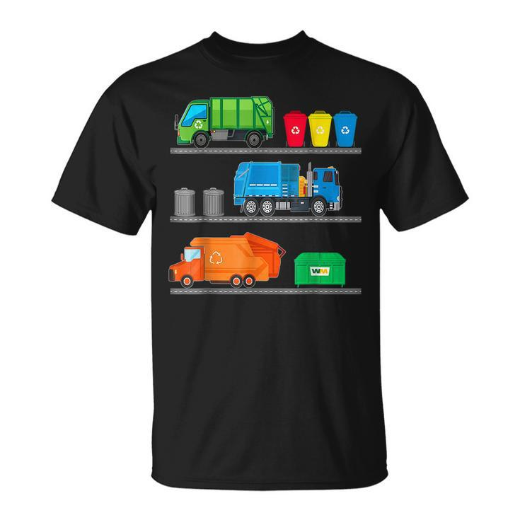 Garbage Truck Driver Junk Bin Dumpster Lorry Toy T-Shirt