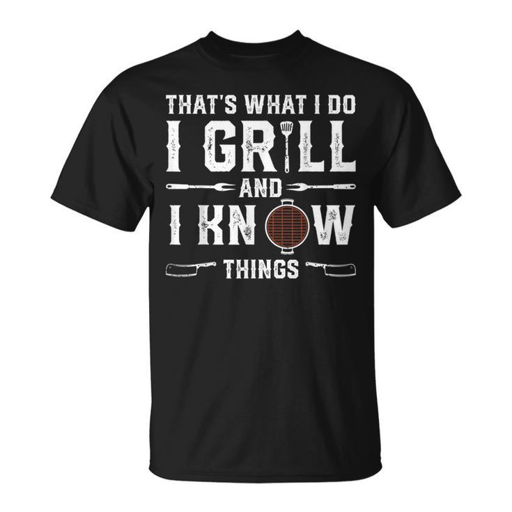 Funny Grilling Bbq Barbecue Smoking Meat Smoker Grill Lover  Unisex T-Shirt