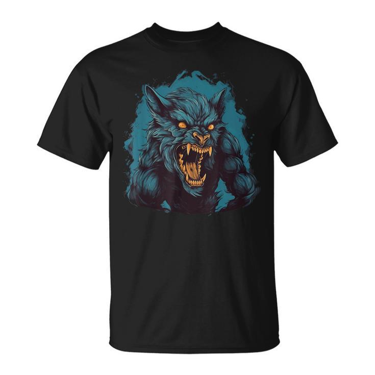 Halloween Party With This Cool Werewolf Costume T-Shirt