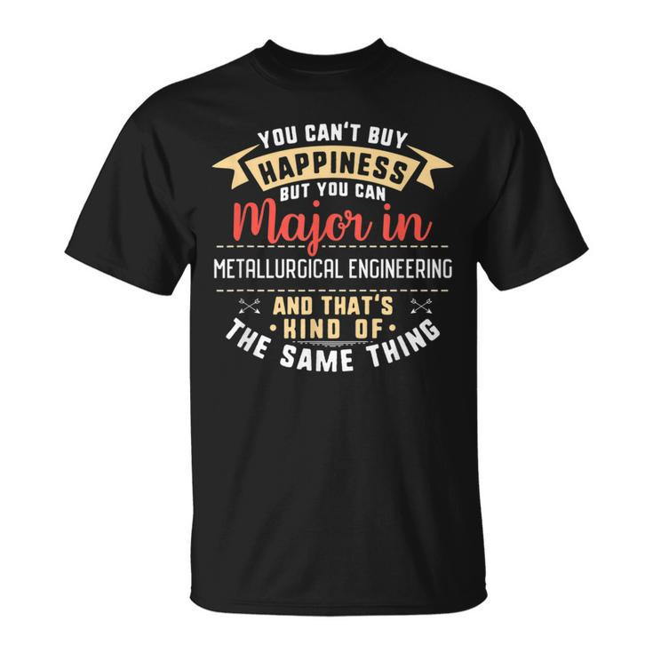 Metallurgical Engineering Major Student T-Shirt