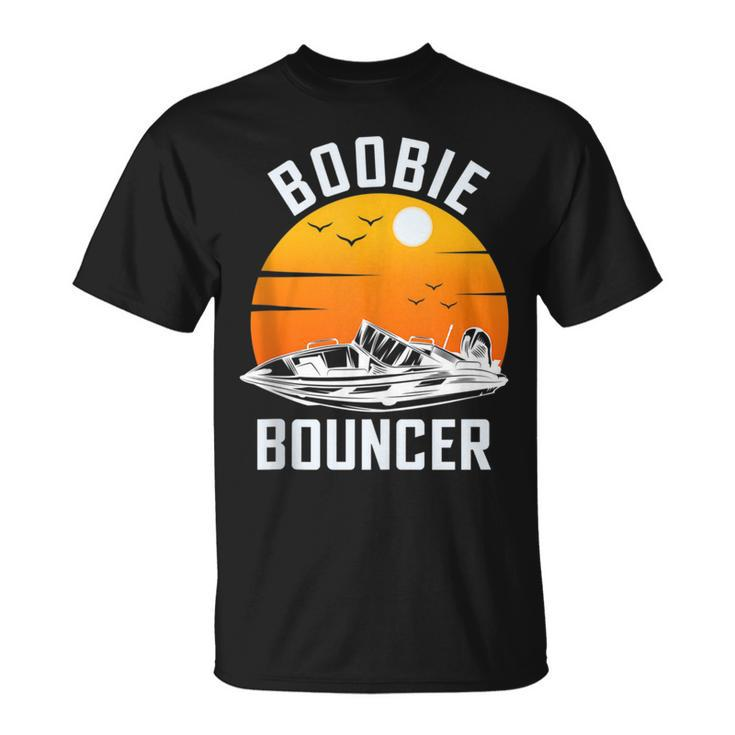 Funny Sailing Boat Boobie Bouncer Vintage  Unisex T-Shirt
