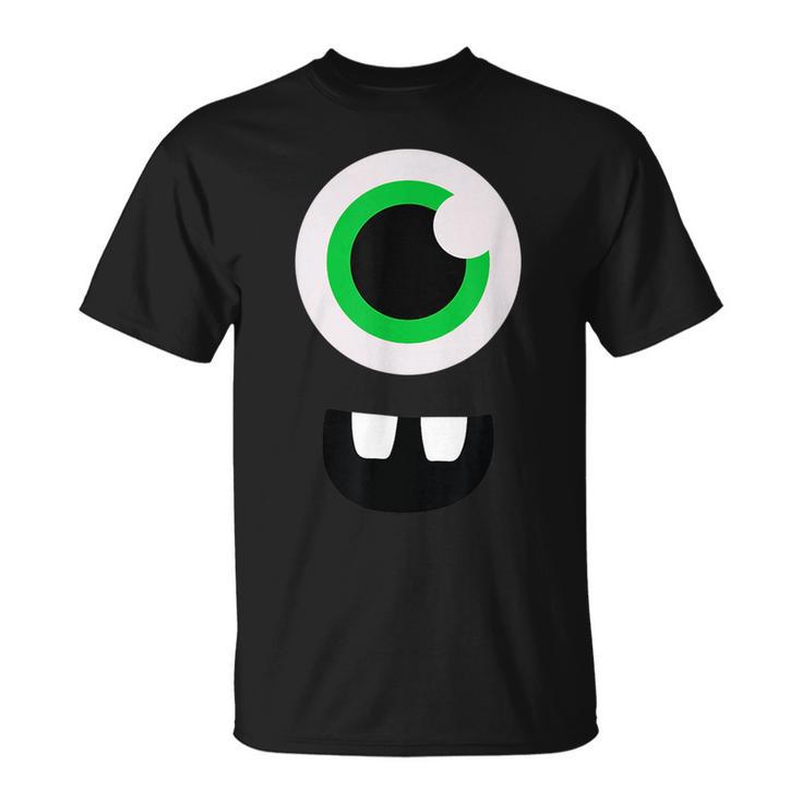 Funny Scary Monster Eyeball Face | Halloween Costume  Unisex T-Shirt