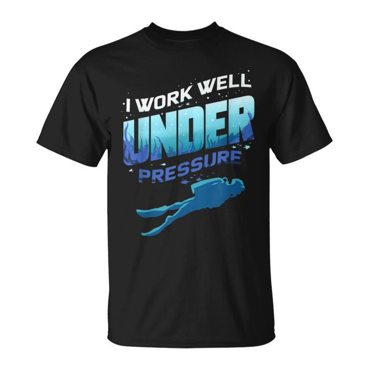Scuba Diver For Underwater Quote Freediving T-Shirt