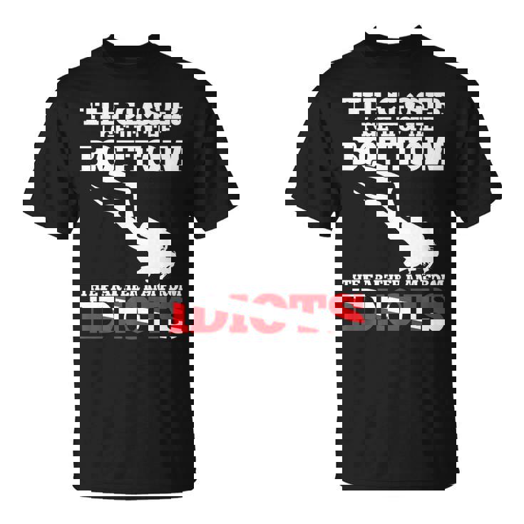 Scuba Diving Flag Dive Quote Scuba Diver T-Shirt