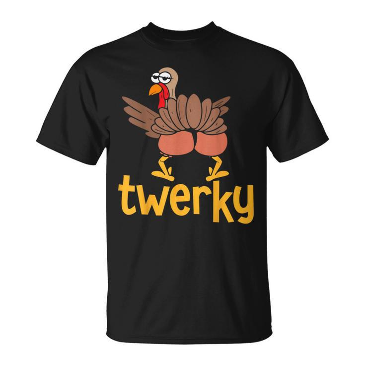 Thanksgiving Turkey Twerky Family Matching Youth T-Shirt