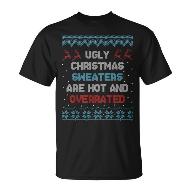 Ugly Christmas Sweater Boys Fun Xmas T-Shirt
