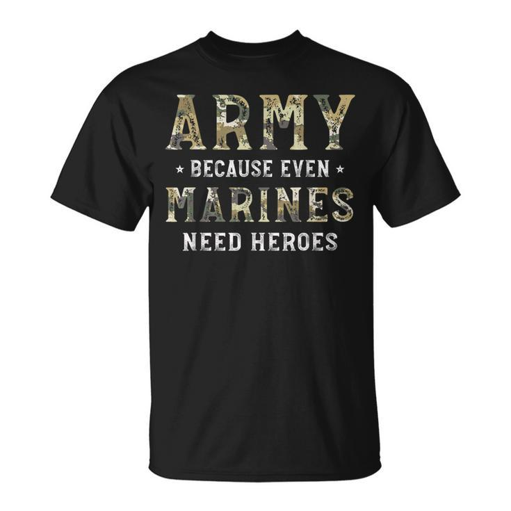 Funny Us Army Heroes Funny Gift Soldier Usa Military  Unisex T-Shirt