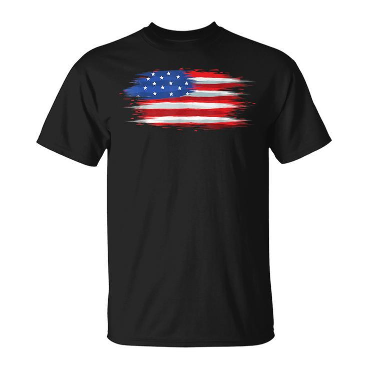 Funny Usa Flag Patriotic 4Th Of July Day Of Independence Patriotic Funny Gifts Unisex T-Shirt