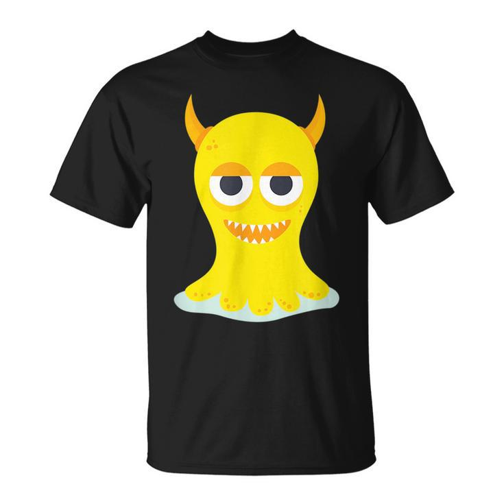 Funny  Yellow Scary Monster  Unisex T-Shirt