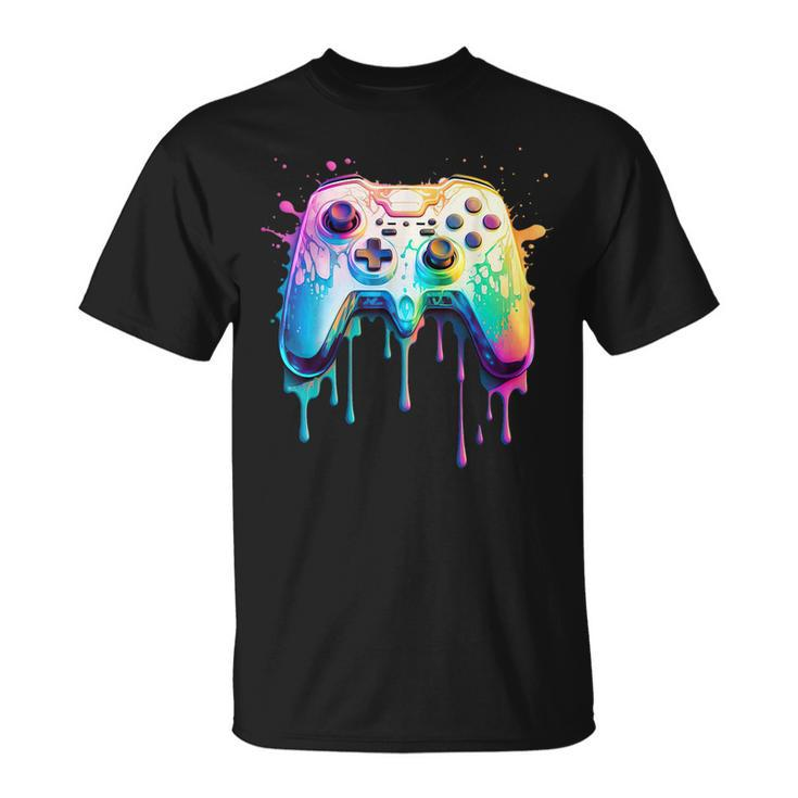 Gamer Graphic Video Game Colorful Video Game Lover T-Shirt