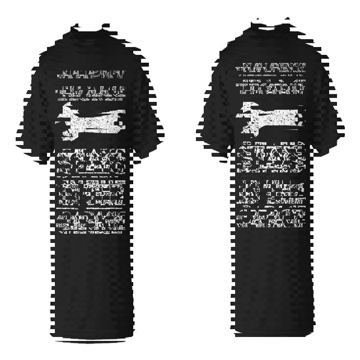 Garage Auto Car Mechanic Motorcycle Handyman Funny Mechanic Funny Gifts Funny Gifts Unisex T-Shirt