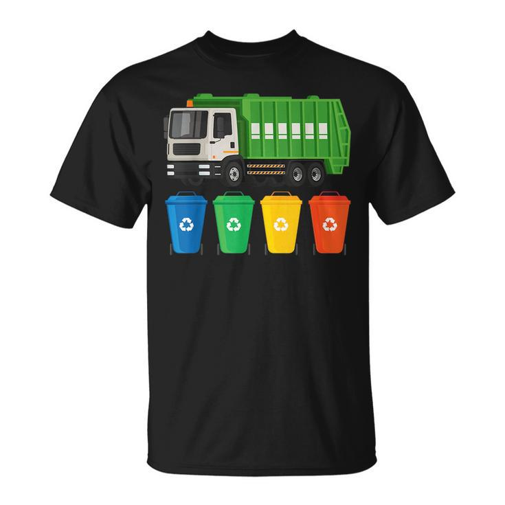 Garbage Truck  Truck Trash Recycling Lover Waste Management Unisex T-Shirt