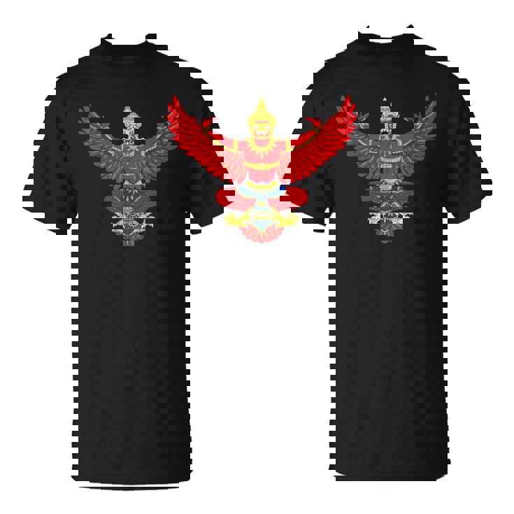 Garuda Emblem Of Thailand Thai Buddha Sabaidee T-Shirt