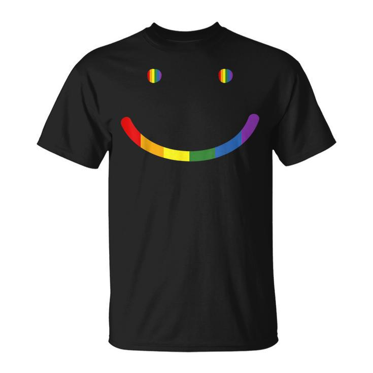 Gay Pride Equality Lgbtq Smile Unisex T-Shirt