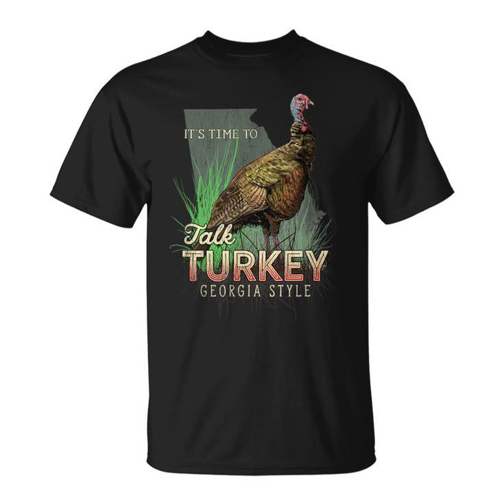 Georgia Turkey Hunting Time To Talk Turkey T-Shirt