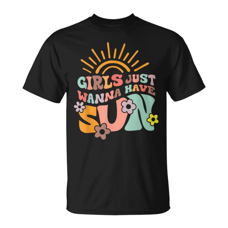 Girl Just Wanna Have Sun A Funny Summer Vacation Beach  Unisex T-Shirt