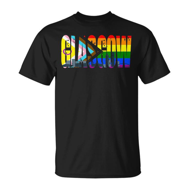 Glasgow Lgbti Flag Pride Support City  Unisex T-Shirt