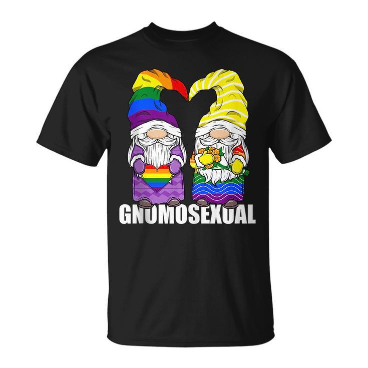 Gnomosexual Lgbtq Gnome For Gay Men Love Pride Gnomes  Unisex T-Shirt