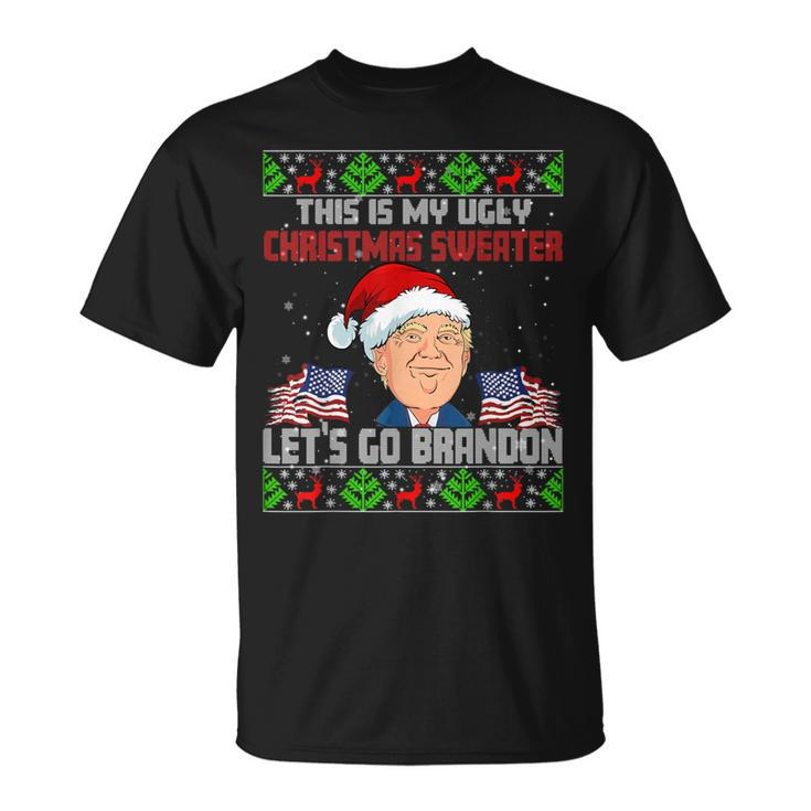 Lets Go Brandon Ugly Christmas Sweater T-Shirt