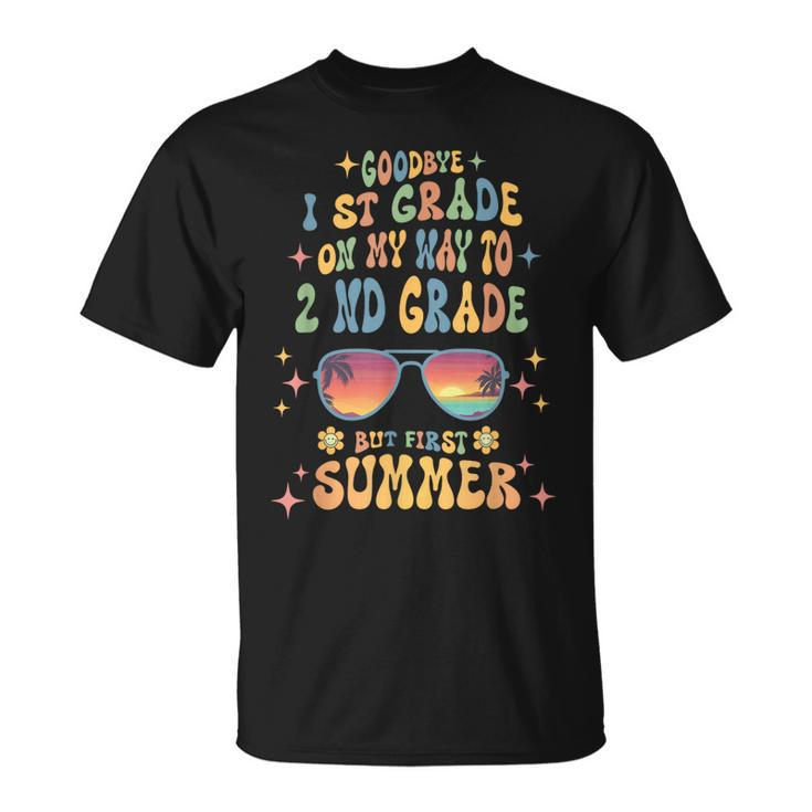 Goodbye 1St Grade Graduation To 2Nd Grade Hello Summer 2023  Unisex T-Shirt