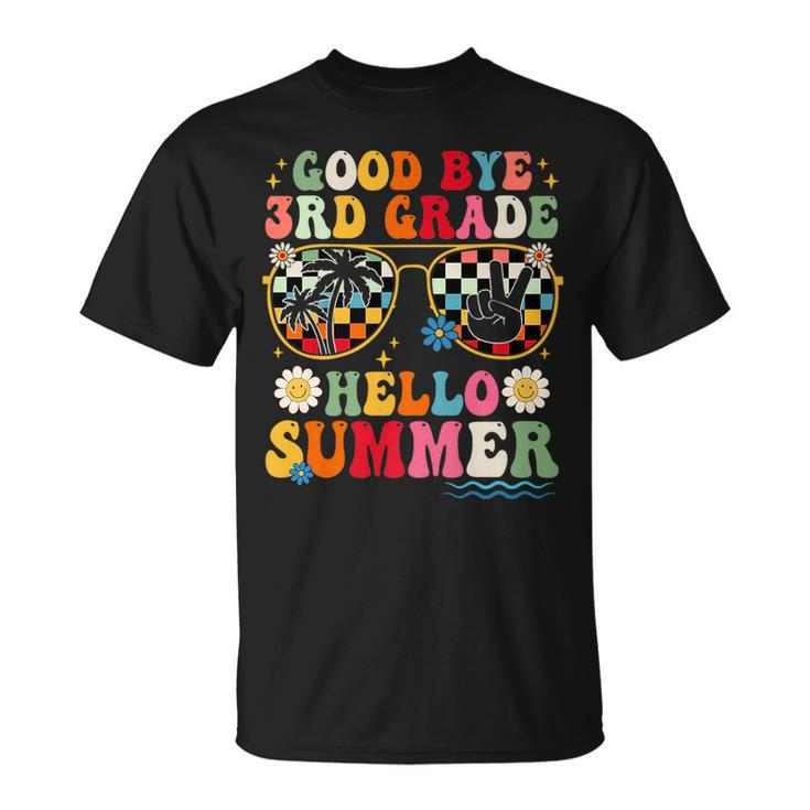 Goodbye 3Rd Grade Hello Summer Peace 3Rd Grade Graduate   Unisex T-Shirt