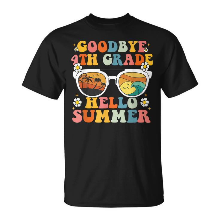 Goodbye 4Th Grade Graduation To 5Th Grade Hello Summer Kids  Unisex T-Shirt