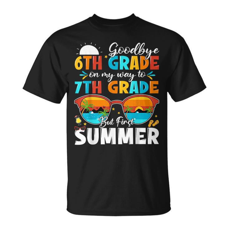 Goodbye 6Th Grade Graduation To 7Th Grade Hello Summer Kids  Unisex T-Shirt