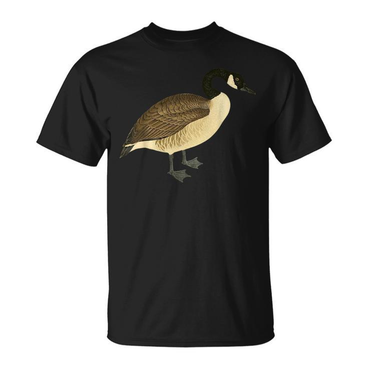 Goose Bird Cute Vintage Graphic Canadian Goose  Unisex T-Shirt