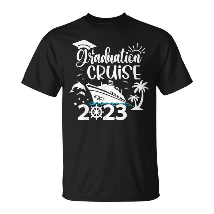 Graduation Cruise Squad 2023 Matching Family Group Vacation  Unisex T-Shirt