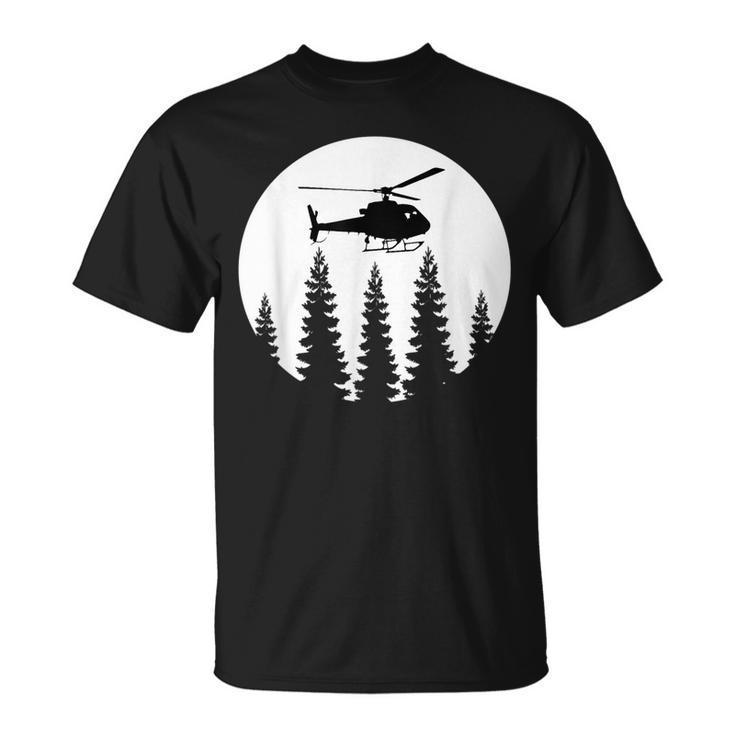 Great Helicopter Pilot Retro Gift Men  Unisex T-Shirt