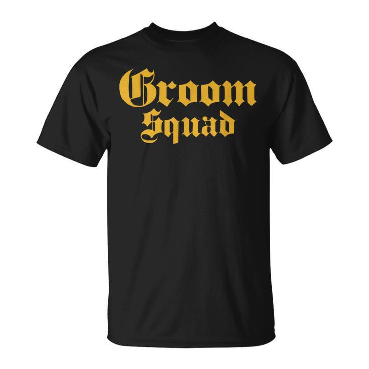 Groom Squad Old School Bachelor Party Wedding Classic T-Shirt