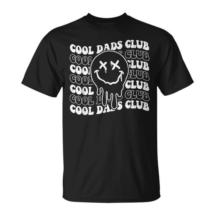 Groovy Hippie Face Cool Dads Club Funny Fathers Day Daddy  Unisex T-Shirt