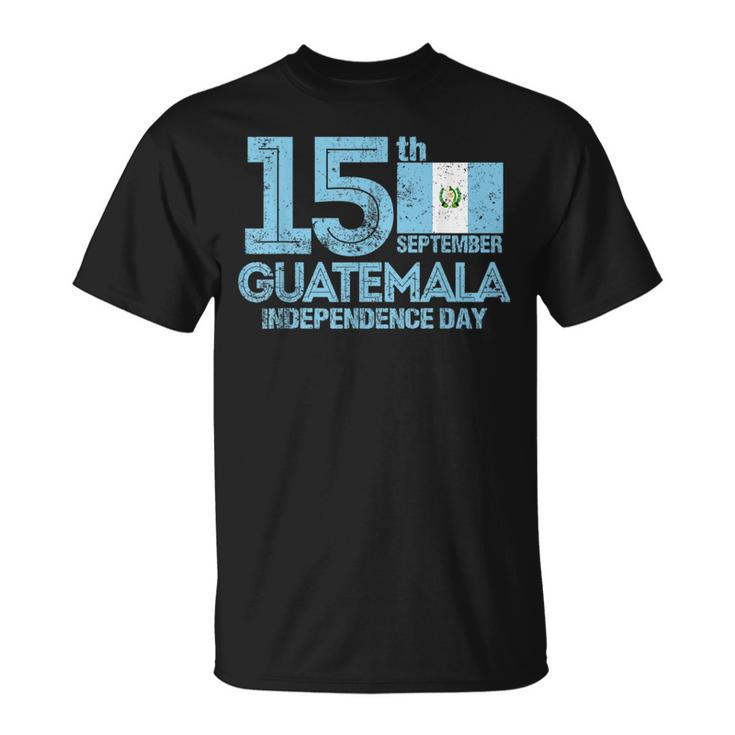 Guatemala Pride Independence 15 September Guatemalan Flag T-Shirt