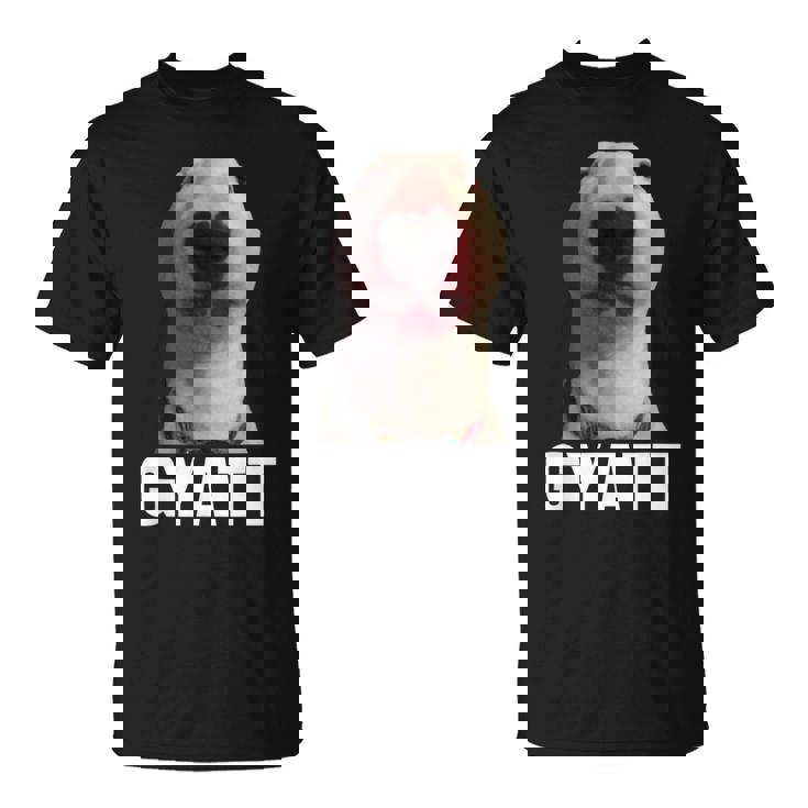 Gyatt Meme Damn Trend Reaction Cringe Gyatt T-Shirt