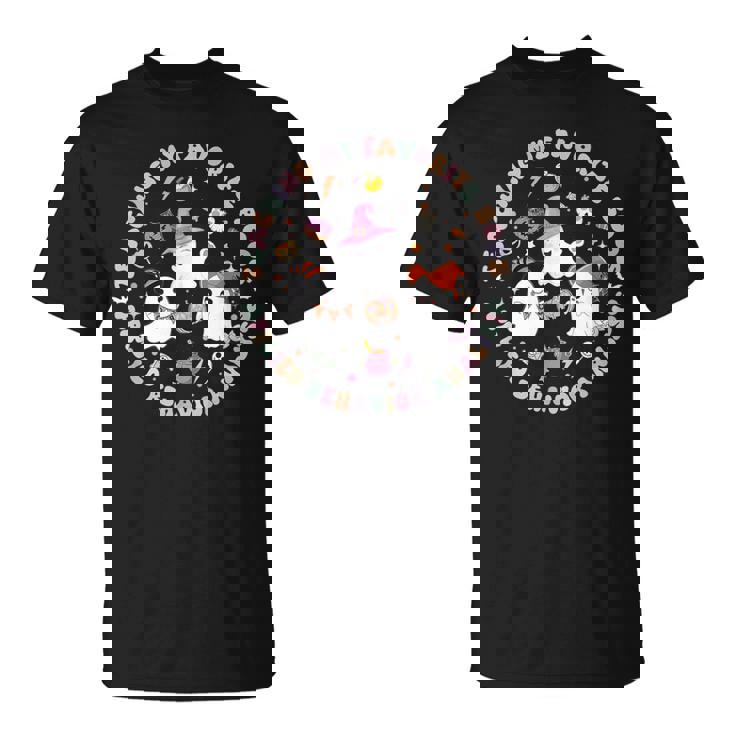 Halloween Aba Bcba Rbt Behavior Analyst Ghost Neurodiversity T-Shirt