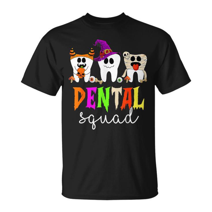 Halloween Costume Dental Squad Trick Or Th Dentist T-Shirt