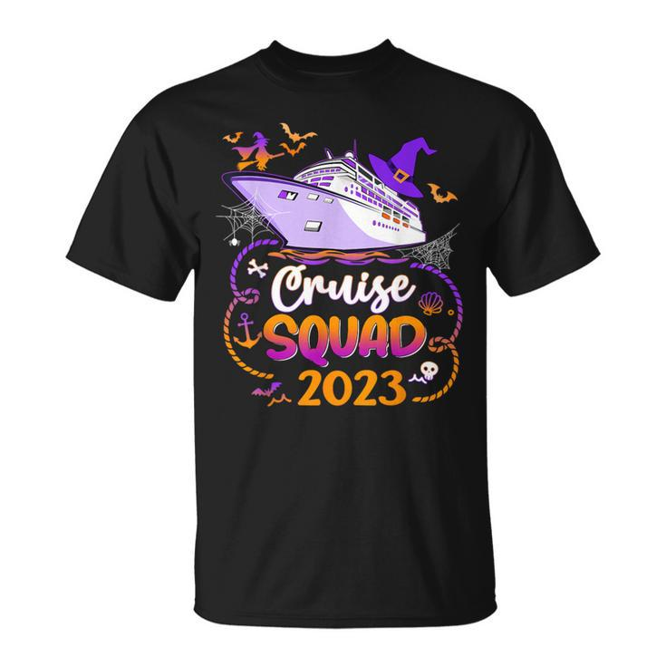 Halloween Cruise Squad 2023 Matching Cruising Crew Vacation T-Shirt