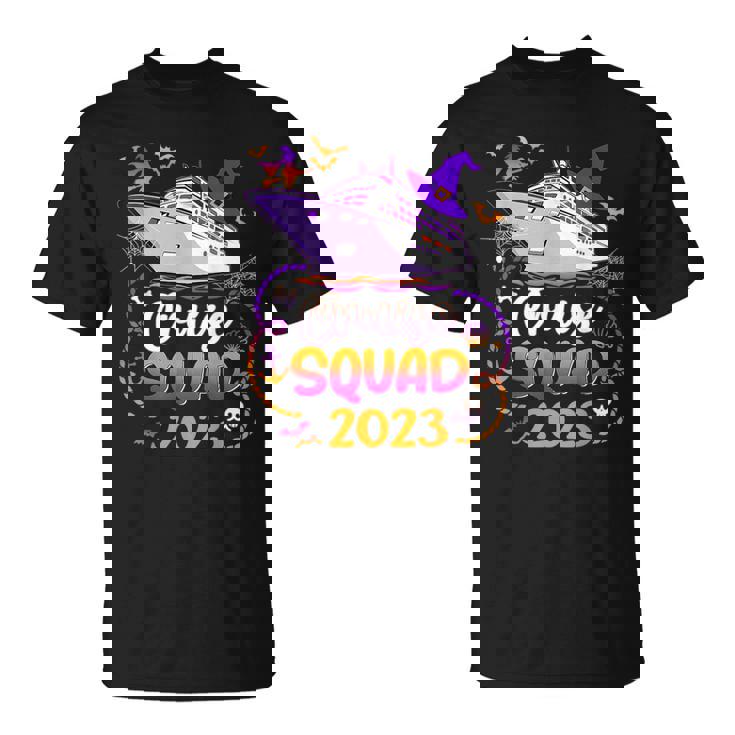 Halloween Cruise Squad 2023 Matching Cruising Crew Vacation T-Shirt