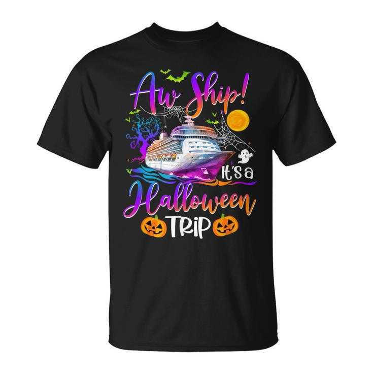 Halloween Cruise Squad Family 2022 Cruising Crew Trip T-Shirt