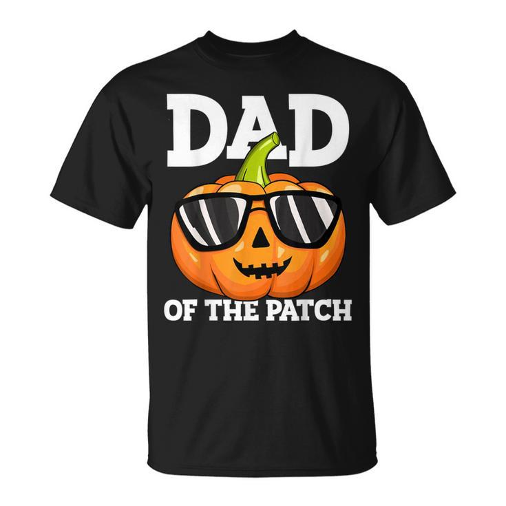 Halloween Dad Of The Patch Daddy Papa Father Pumpkin T-Shirt