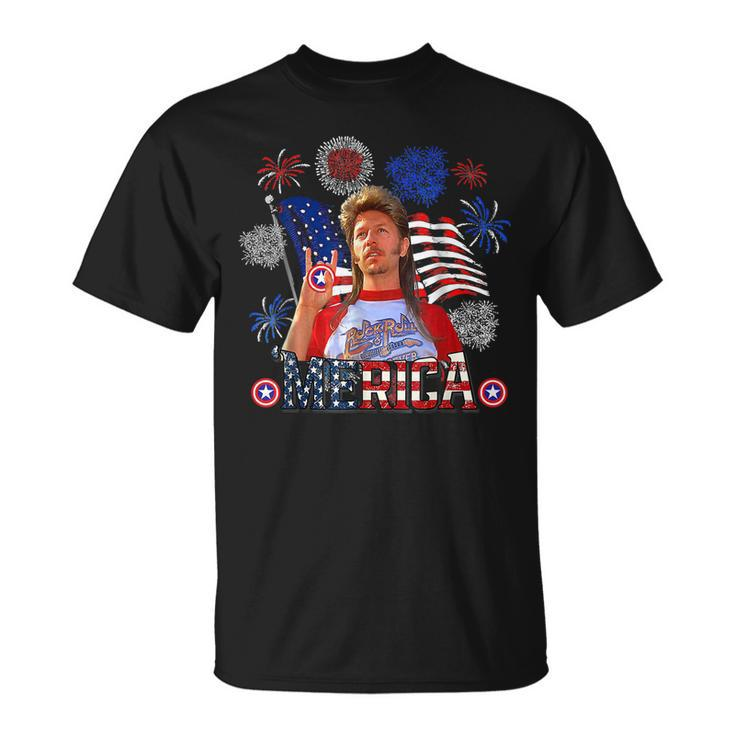 Happy 4Th Of July Merica Funny Joe American Flag Unisex T-Shirt