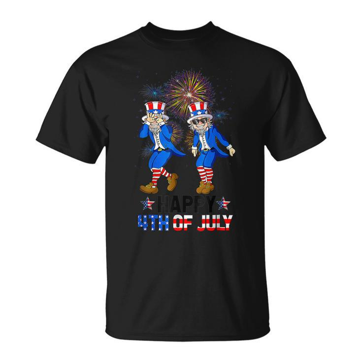 Happy 4Th Of July Uncle Sam Griddy Dance Funny Unisex T-Shirt