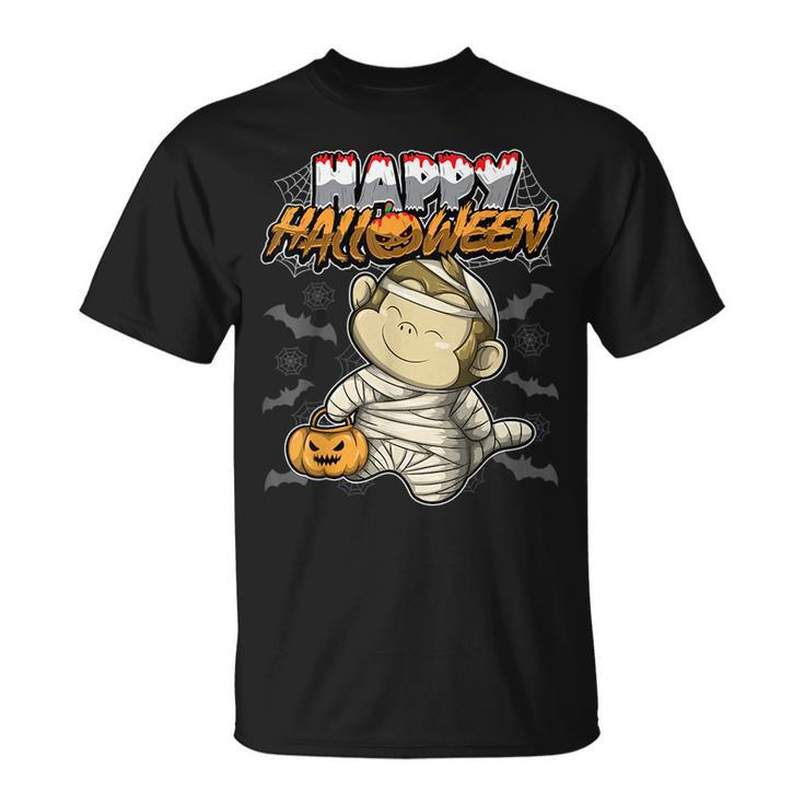 Happy Halloween - Disguised Monkey Ape - Halloween Costume  Unisex T-Shirt