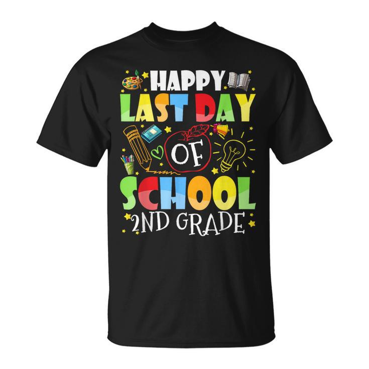 Happy Last Day Of School 2Nd Grade Funny Hello Summer Unisex T-Shirt