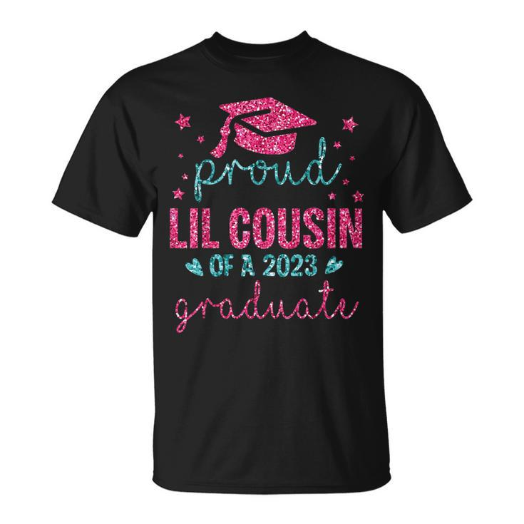 Happy Last Day Of School Proud Lil Cousin Of A 2023 Graduate  Unisex T-Shirt