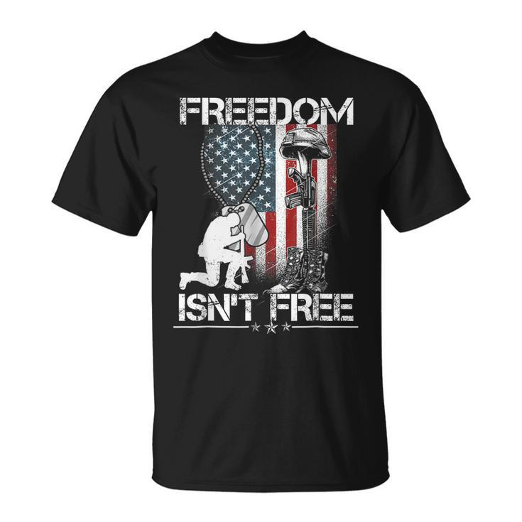 Happy Memorial Day Freedom Isnt Free T  Fourth Of July  Unisex T-Shirt