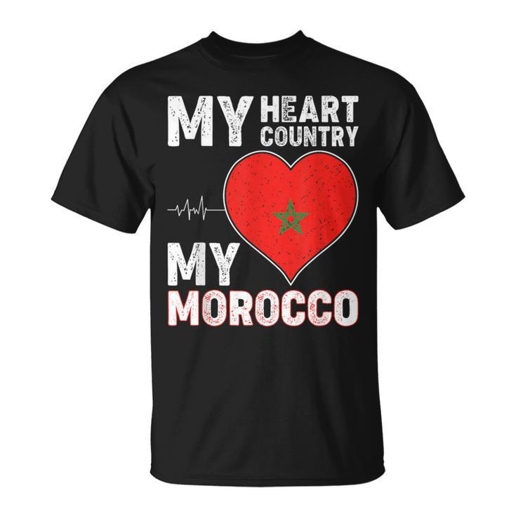 My Heart Country My Morocco For Moroccan Lovers T-Shirt
